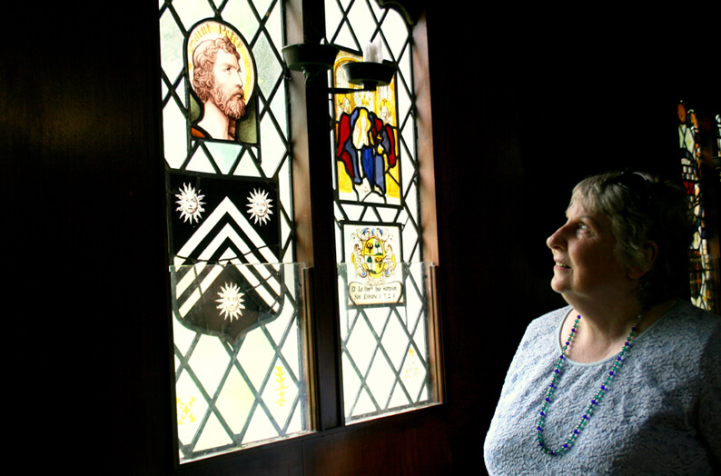 Stained glass tours at the Abbey