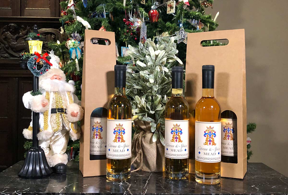 Mead packaged and ready for Christmas!